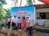 Lãnh đạo huyện cùng chính quyền địa phương khởi công xây dựng nhà tình nghĩa cho bà TRần Thị Liễu ở thôn An Nha xã Gio An