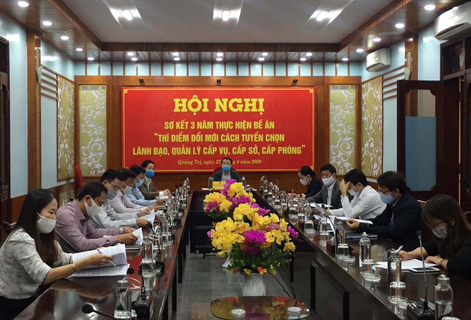 Phó Chủ tịch Thường trực UBND tỉnh Hà Sỹ Đồng chủ trì hội nghị trực tuyến tại điểm cầu Quảng Trị