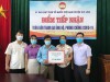 UBMTTQVN huyện Gio Linh tiếp nhận ủng hộ Covid-19.