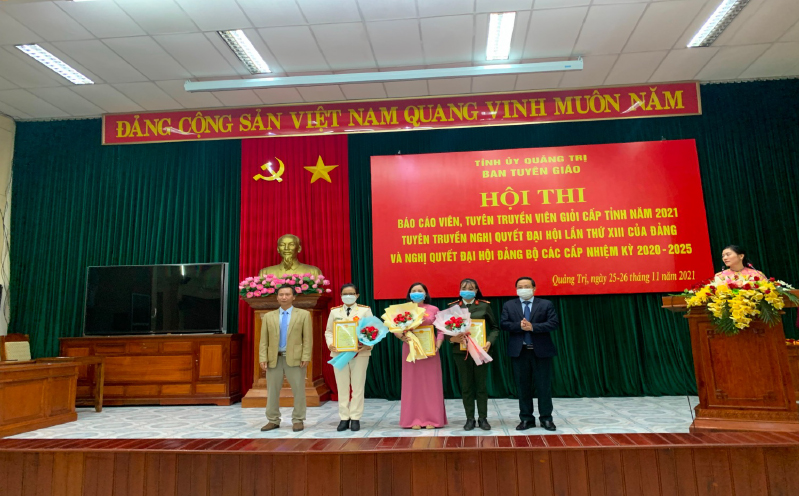 Hội thi Báo cáo viên, tuyên truyền viên giỏi cấp tỉnh năm 2021