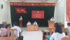 Đồng chí Đào Mạnh Hùng Uỷ viên BTV Tỉnh uỷ, Chủ tịch Uỷ ban MTTQ Việt Nam tỉnh phát biểu chỉ đạo tại hội nghị