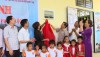Hội đồng hương Quảng Trị tại TP. Hồ Chí Minh kết nối Công ty TNHH Thương mại Vận tải và Du lịch Xuyên Việt OIL - TP. Hồ Chí Minh xây tặng điểm trường Mầm non Ra Ty, thuộc Trường Mầm non xã Hướng Lộc - Ảnh: T.T