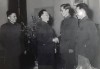 Đồng chí Trần Hữu Dực, Chủ nhiệm Tổng cục Hậu cần Quân đội nhân dân Việt Nam (thứ 2 từ phải sang) chúc Tết Đại tướng Võ Nguyên Giáp, Bộ trưởng Bộ Quốc phòng, tháng 2/1955. (Ảnh tư liệu)