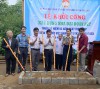 Ủy ban MTTQ Việt Nam huyện Gio Linh khởi công xây dựng nhà đại đoàn kết cho đối tượng gặp hoàn cảnh khó khăn - Ảnh: DC