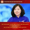Chủ tịch UBTƯ MTTQ Việt Nam Bùi Thị Minh Hoài gửi thư chúc mừng Đại lễ Phật đản năm 2026 - Phật lịch 2570