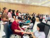 Tại ngày hội hiến máu ở phường Ba Đồn