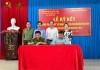 Đại diện 02 đơn vị thực hiện ký kết chương trình phối hợp