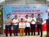Trao kinh phí hỗ trợ  triệu đồng xây dựng Nhà Đại đoàn kết cho bà Dương Thị Ban tại thôn Xuân Hạ, xã Lệ Thuỷ