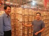 Khu trại trồng nấm sò của hộ anh Phạm Văn Quân ở khu phố Đông Thanh, phường Đông Hà