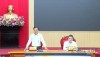 Đồng chí Nguyễn Chiến Thắng, Phó Bí thư Tỉnh ủy, Chủ tịch Ủy ban MTTQ Việt Nam tỉnh phát biểu chỉ đạo tại buổi làm việc - Ảnh: N.L