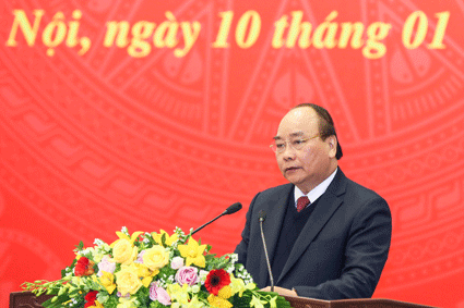 Thủ tướng Chính phủ Nguyễn Xuân Phúc phát biểu tại Hội nghị