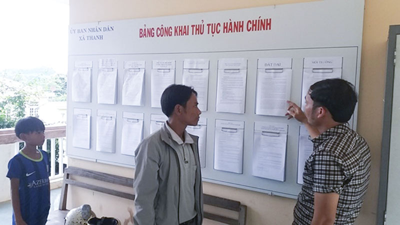 Công tác cải cách thủ tục hành chính tại huyện Hướng Hóa đạt được kết quả tích cực