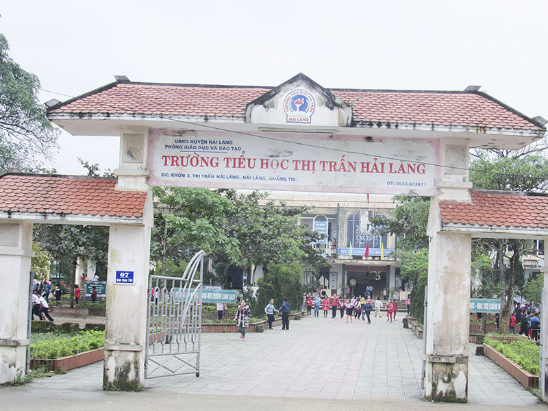 Nhiều trường học ở Hải Lăng được công nhận là đơn vị văn hóa tiêu biểu