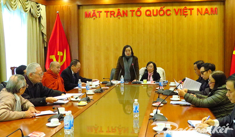 Phó Chủ tịch Bùi Thị Thanh phát biểu tại Hội nghị.