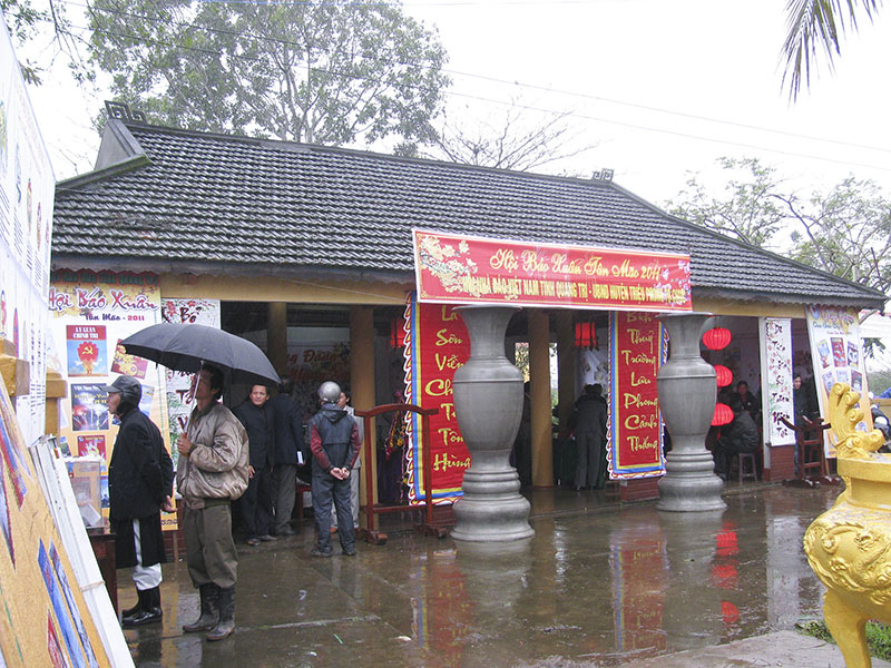 Hội báo xuân được tổ chức tại đình làng Bích La