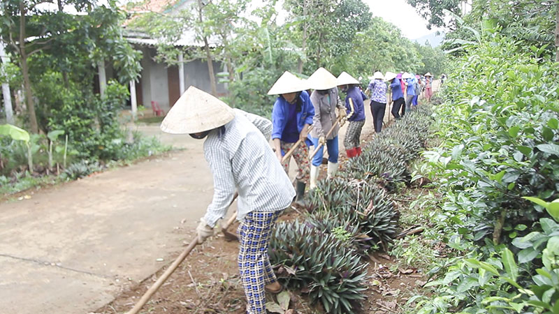 Đoạn đường kiểu mẫu ở Cam Lộ