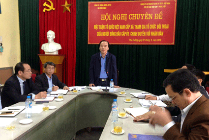 Phó Chủ tịch Ngô Sách Thực chủ trì Hội nghị.