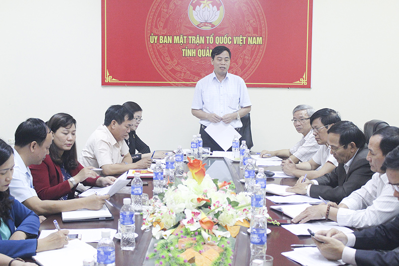 Ban vận động Quỹ “Vì người nghèo” tỉnh họp bàn kế hoạch vận động năm 2018