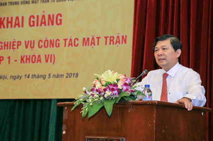 Nâng chất lượng hoạt động công tác Mặt trận