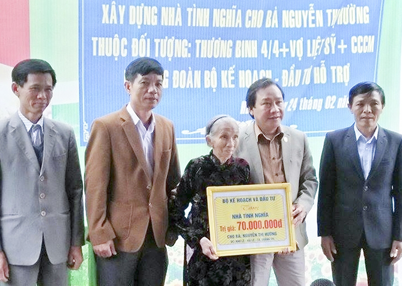 Các địa phương trên địa bàn thị xã Quảng Trị luôn quan tâm đến người có công và gia đình chính sách