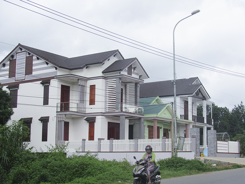 Những ngôi nhà mới ở thị trấn Khe Sanh, Hướng Hóa