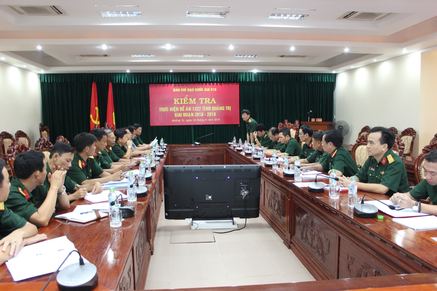 Đại tá Ngô Quang Phúc, Phó Cục trưởng Cục Chính sách, Tổng cục Chính trị, Quân đội nhân dân Việt Nam kết luận buổi kiểm tra