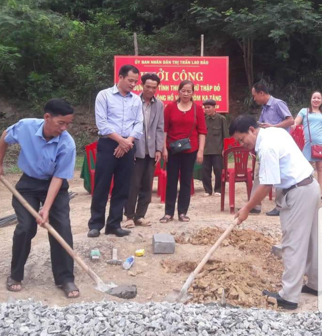 Khởi công nhà tình thương cho ông Hồ Văn