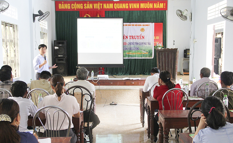 Tuyên truyền biến đổi khí hậu, REDD+, chương trình giảm phát thải, quản lý bảo vệ và phát triển rừng tại huyện Đakrông