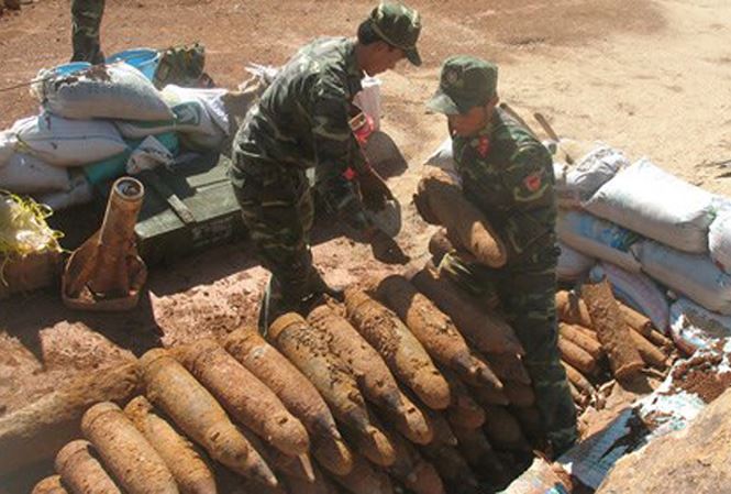 Trong 22 năm qua, tỉnh Quảng Trị đã huy động được hơn 80 triệu USD để khắc phục hậu quả bom mìn sau chiến tranh (ảnh mh)