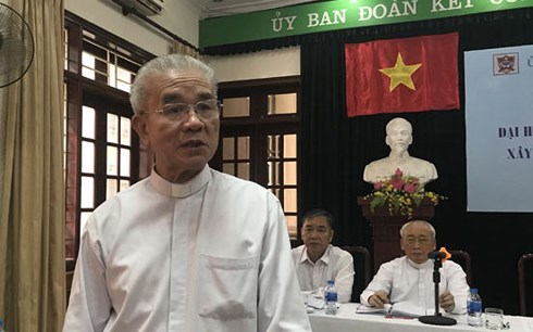 Linh mục Phạm Xuân Mạnh- Quyền chủ tịch kiêm Tổng thư ký Ủy ban đoàn kết công giáo Việt Nam.