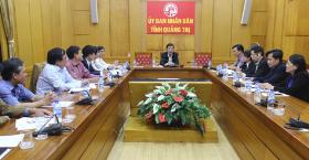 Lãnh đạo tỉnh Quảng trị họp với các ngành, địa phương bàn giải pháp thực hiện sắp xép, tinh gọn tổ chức, bộ máy.