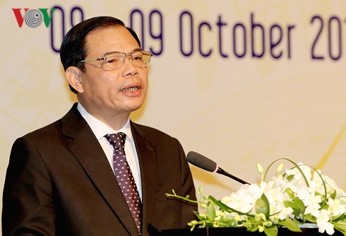 Ông Nguyễn Xuân Cường, Bộ trưởng Bộ Nông nghiệp và Phát triển nông thôn phát biểu khai mạc Hội nghị (Ảnh: Hồng Quang)