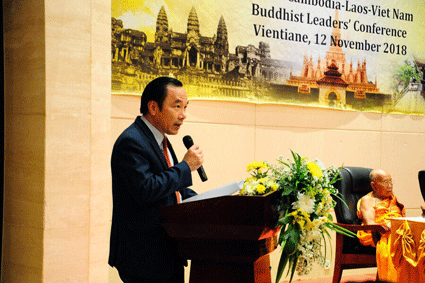 Phó Chủ tịch Ngô Sách Thực phát biểu tại Hội nghị.