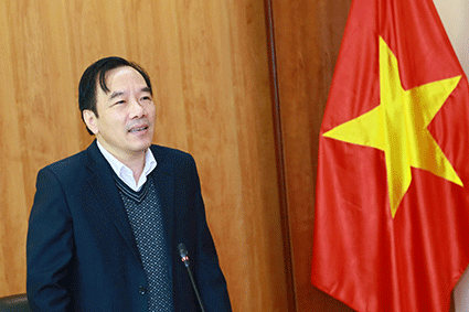 Phó Chủ tịch UBTƯ MTTQ Việt Nam Ngô Sách Thực phát biểu tại Hội nghị