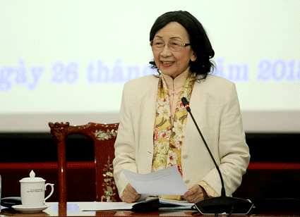 GS.TSKH Phạm Thị Trân Châu, Chủ nhiệm Hội đồng phát biểu tại Hội nghị