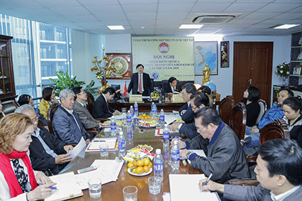 Phó Chủ tịch UBTW MTTQ Việt Nam Nguyễn Hữu Dũng phát biểu tại Hội nghị