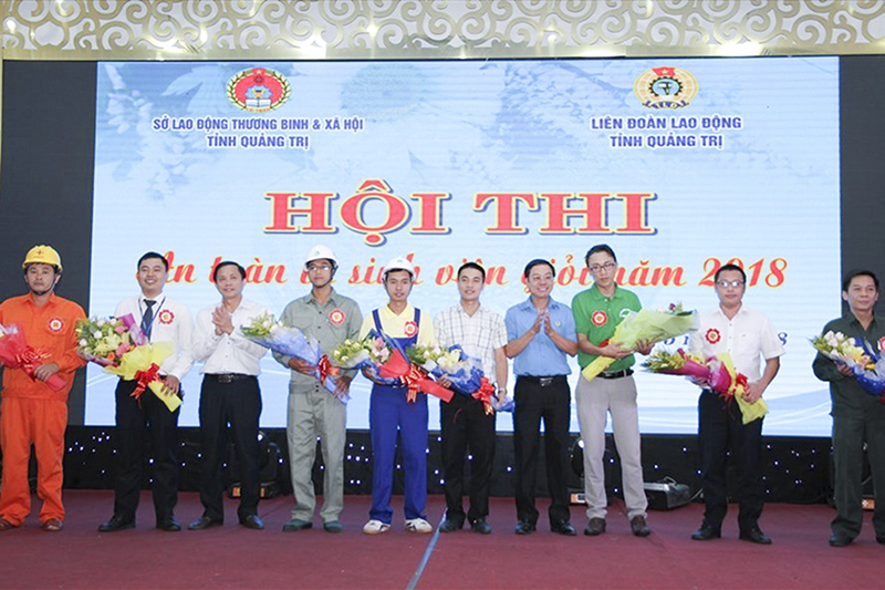 Công đoàn Quảng Trị đổi mới hình thức tuyền truyền pháp luật thông qua hoạt động tổ chức hội thi. Ảnh: HT