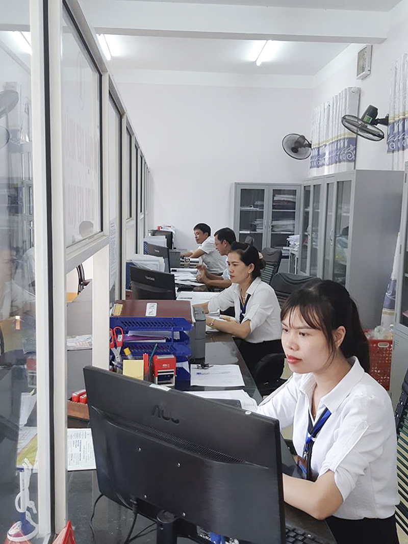 Bộ phận Tiếp nhận và trả kết quả theo cơ chế “một cửa” xã Triệu Ái