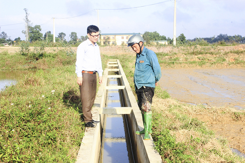 Huyện Cam Lộ đẩy nhanh tiến độ kiên cố hóa kênh mương nội đồng​