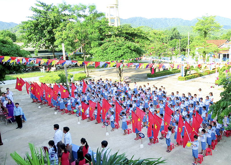 Hầu hết các trường học ở Hải Lăng đều có tổ chức khuyến học