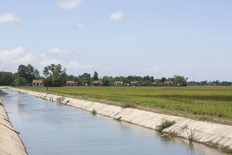 Làng quê no ấm. Ảnh: PV