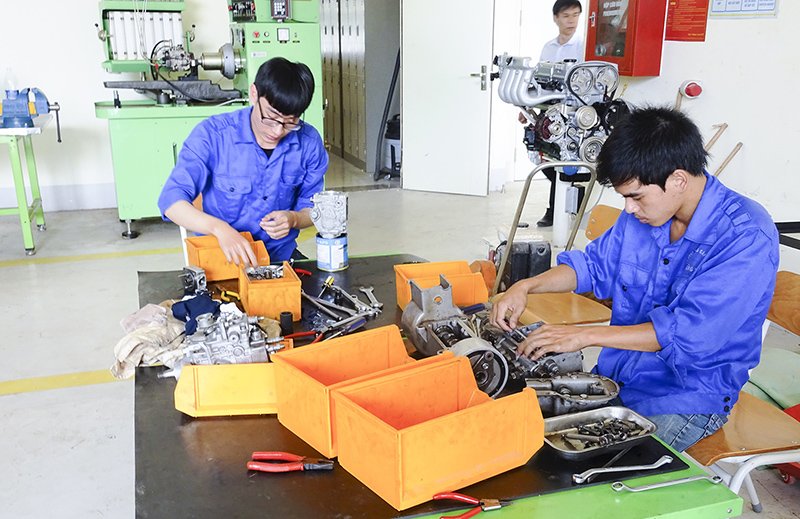 Đào tạo nghề tại Trường Trung cấp nghề tỉnh