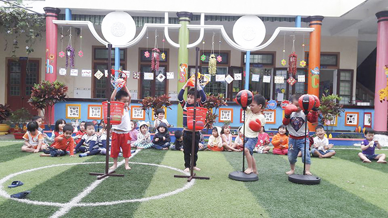 Trẻ em được học tập, vui chơi, phát triển toàn diện ở Vĩnh Linh