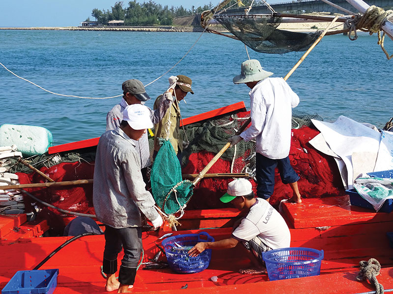 Tham gia tổ tự quản, ngư dân yên tâm hơn khi ra khơi bám biển​