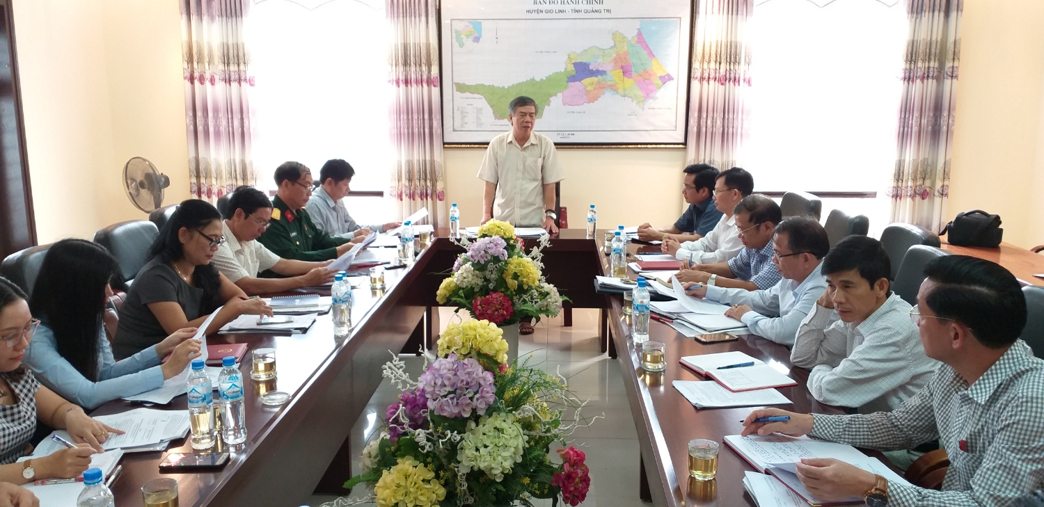 Đoàn giám sát của HĐND tỉnh đề nghị nơi nhân dân chưa đồng thuận cao thì huyện Gio Linh cần xem xét cẩn trọng các tiêu chí sáp nhập thôn, khu phố