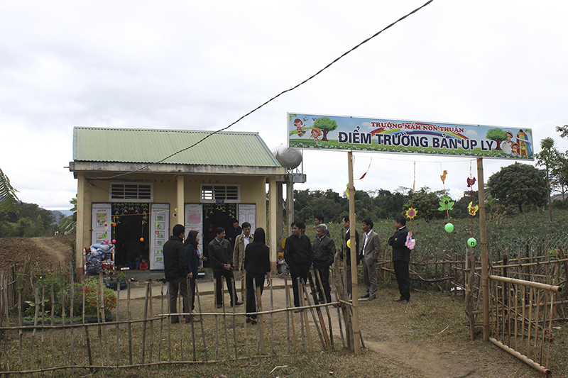 Điểm trường bản Up Ly, xã Thuận, Hướng Hóa đã được chọn xây dựng lại​