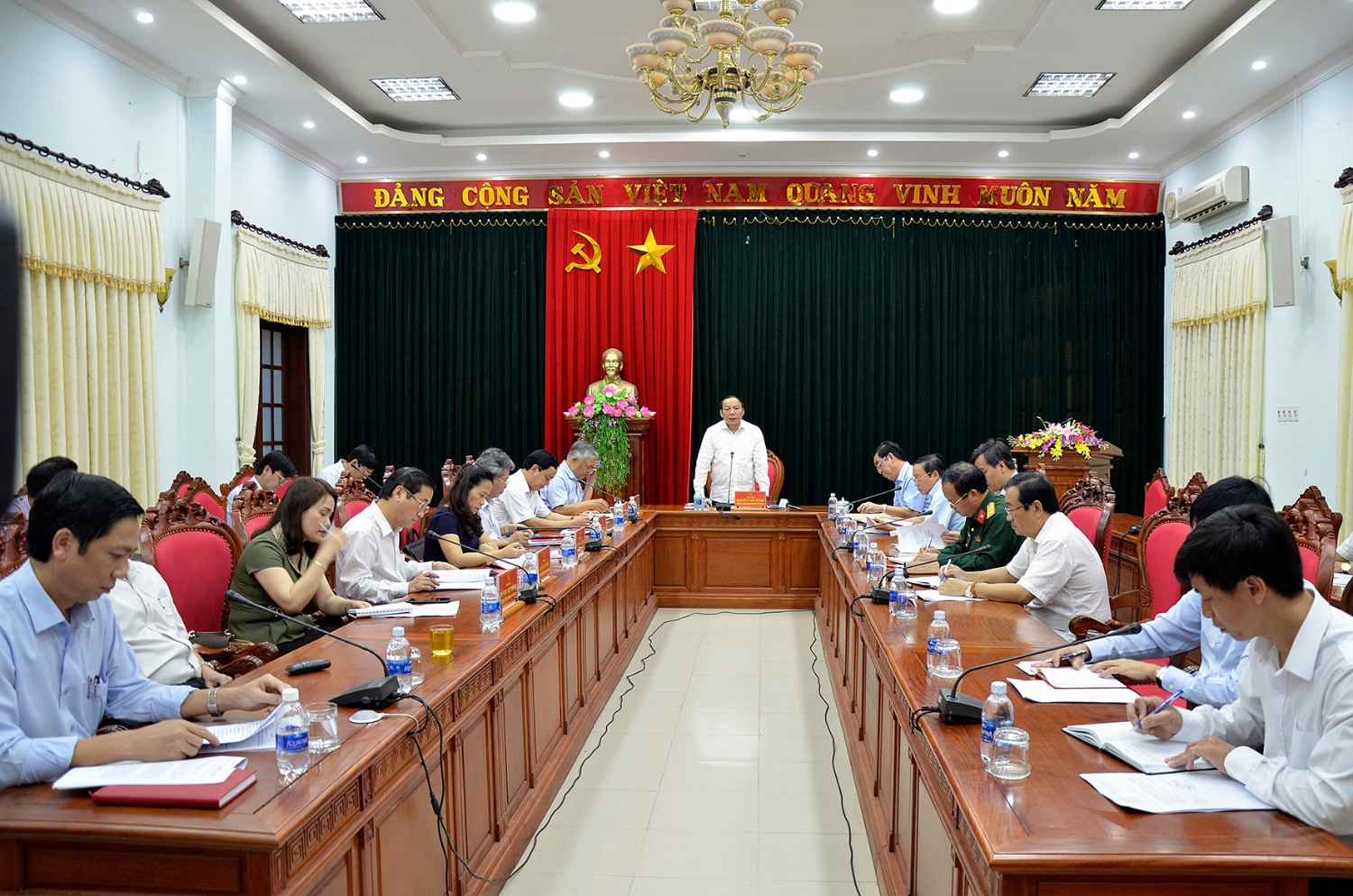 Bí thư Tỉnh ủy Nguyễn Văn Hùng kết luận hội nghị​