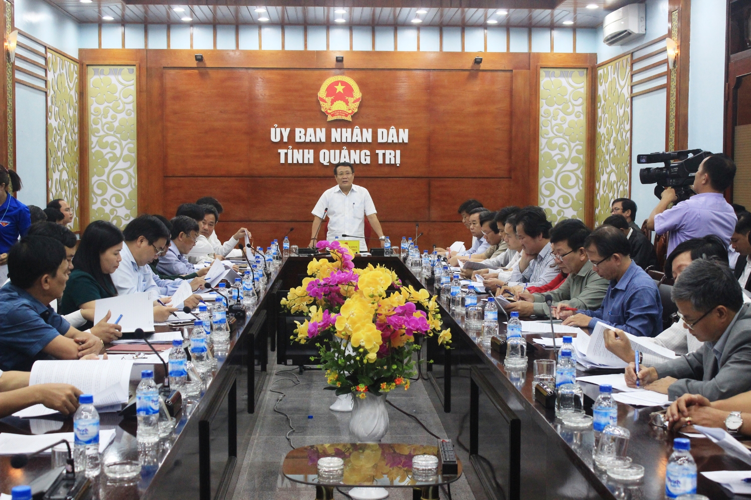 Phó Chủ tịch UBND tỉnh Hà Sỹ Đồng kết luận cuộc họp