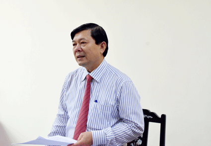 Phó Chủ tịch Ủy ban Trung ương MTTQ Việt Nam Nguyễn Hữu Dũng phát biểu tại Tọa đàm