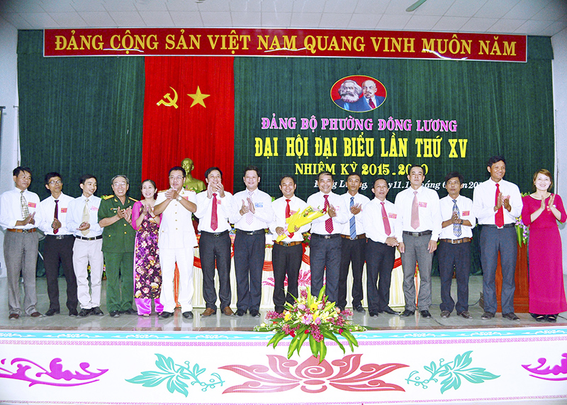 Ban Chấp hành Đảng bộ phường Đông Lương nhiệm kỳ 2015 - 2020​